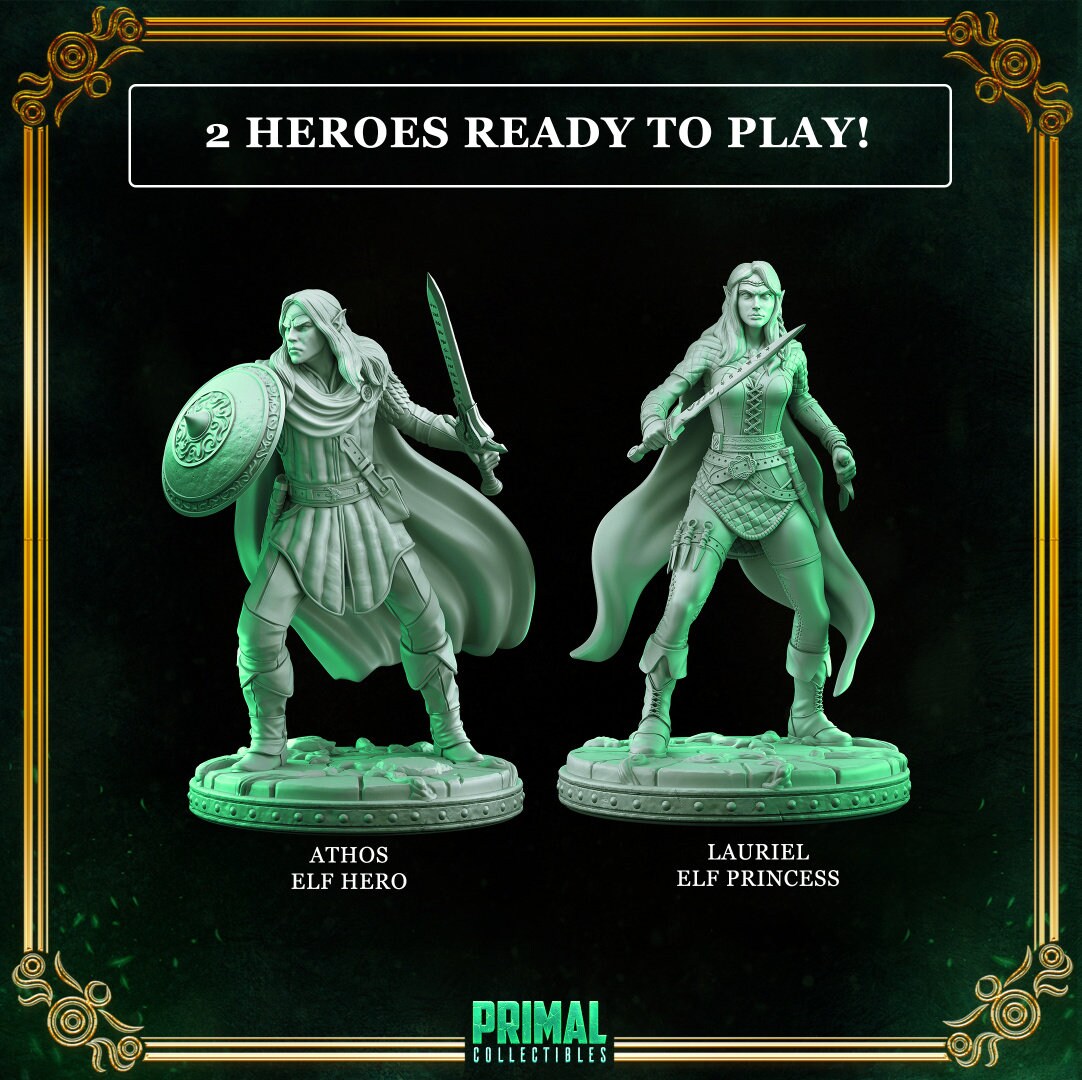 Masters of Dungeon Quest Expansion Mirror Maze | Full Set | Primal Collectibles | Compatible with D&D/AoS | Fantasy