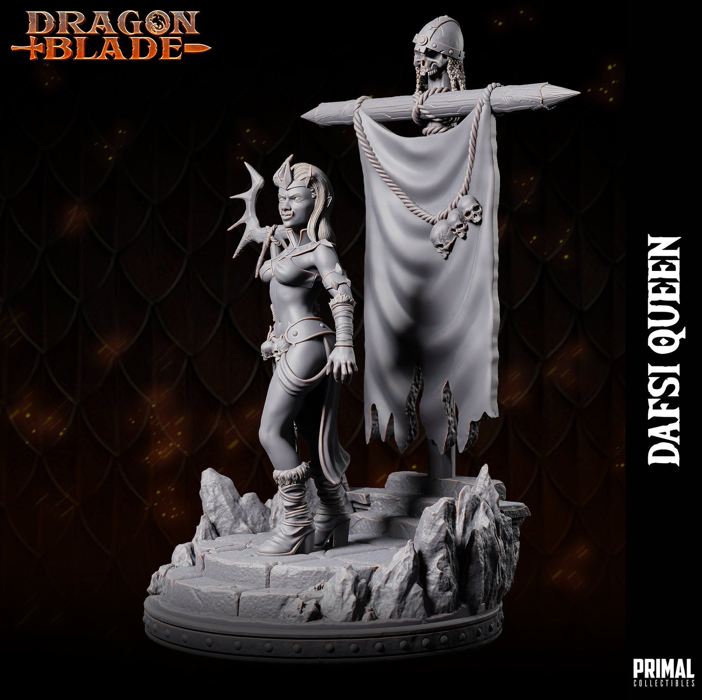 Goblin Queen Dafsi | Primal Collectibles | Compatible with D&D/AoS | Fantasy