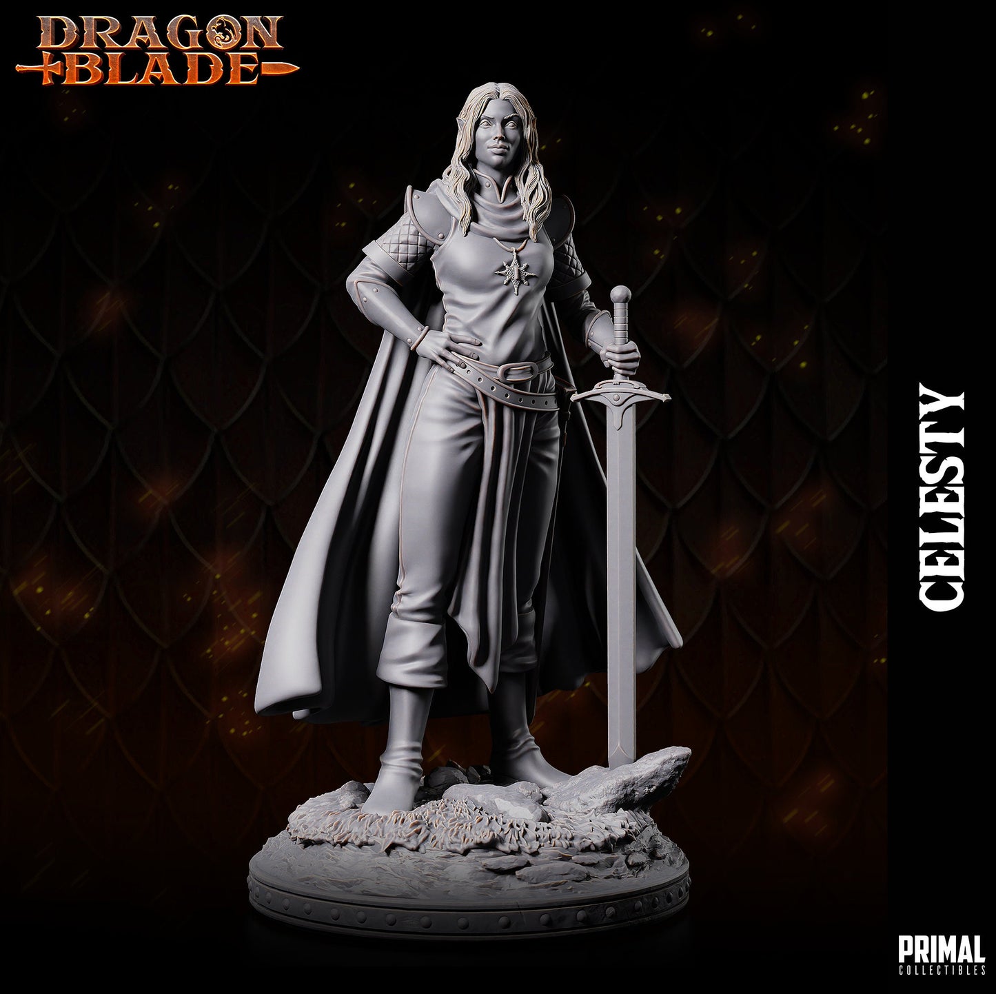 Female Adventurer Celesty | Primal Collectibles | Compatible with D&D/AoS | Fantasy
