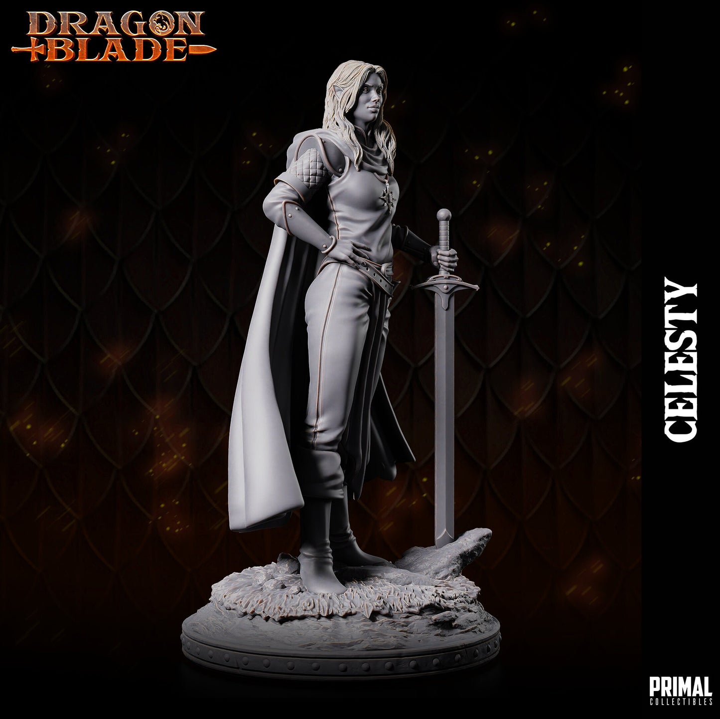 Female Adventurer Celesty | Primal Collectibles | Compatible with D&D/AoS | Fantasy