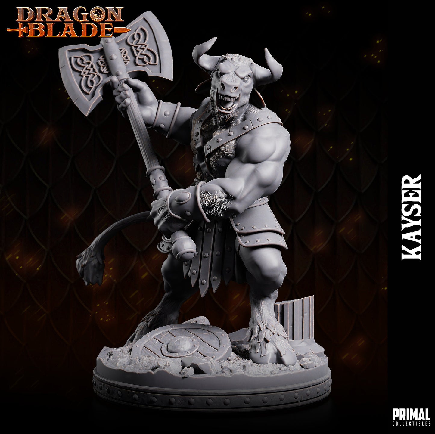 Minotaur Warriors | Primal Collectibles | Compatible with D&D/AoS | Fantasy