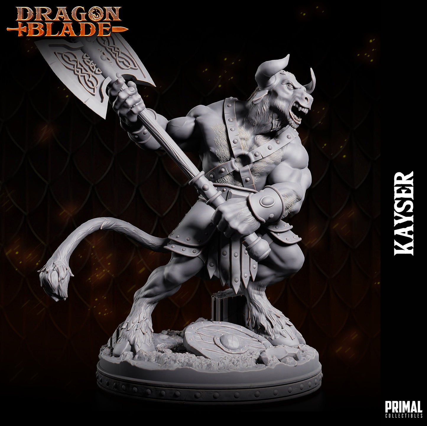 Minotaur Warriors | Primal Collectibles | Compatible with D&D/AoS | Fantasy