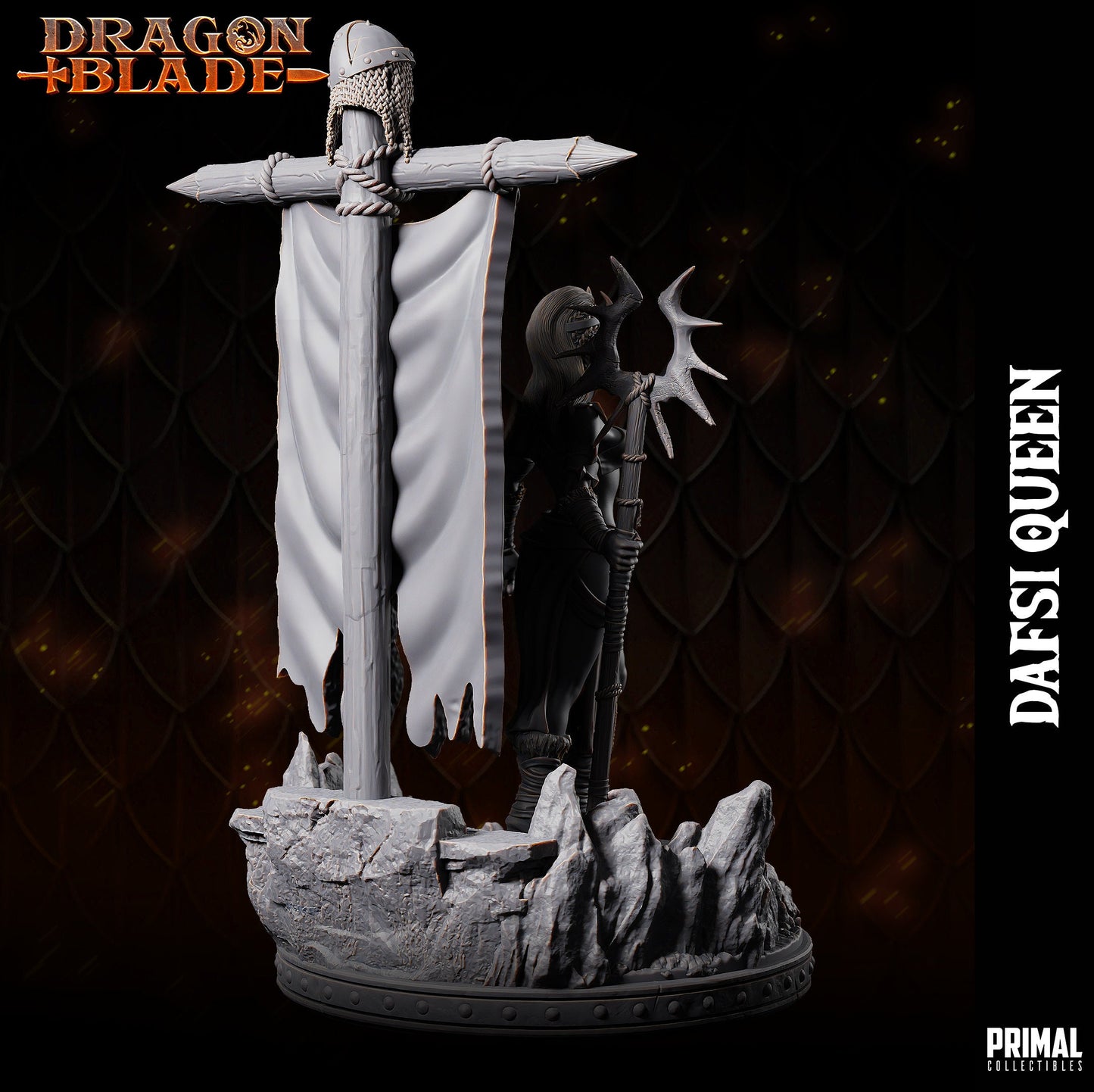 Goblin Queen Dafsi | Primal Collectibles | Compatible with D&D/AoS | Fantasy