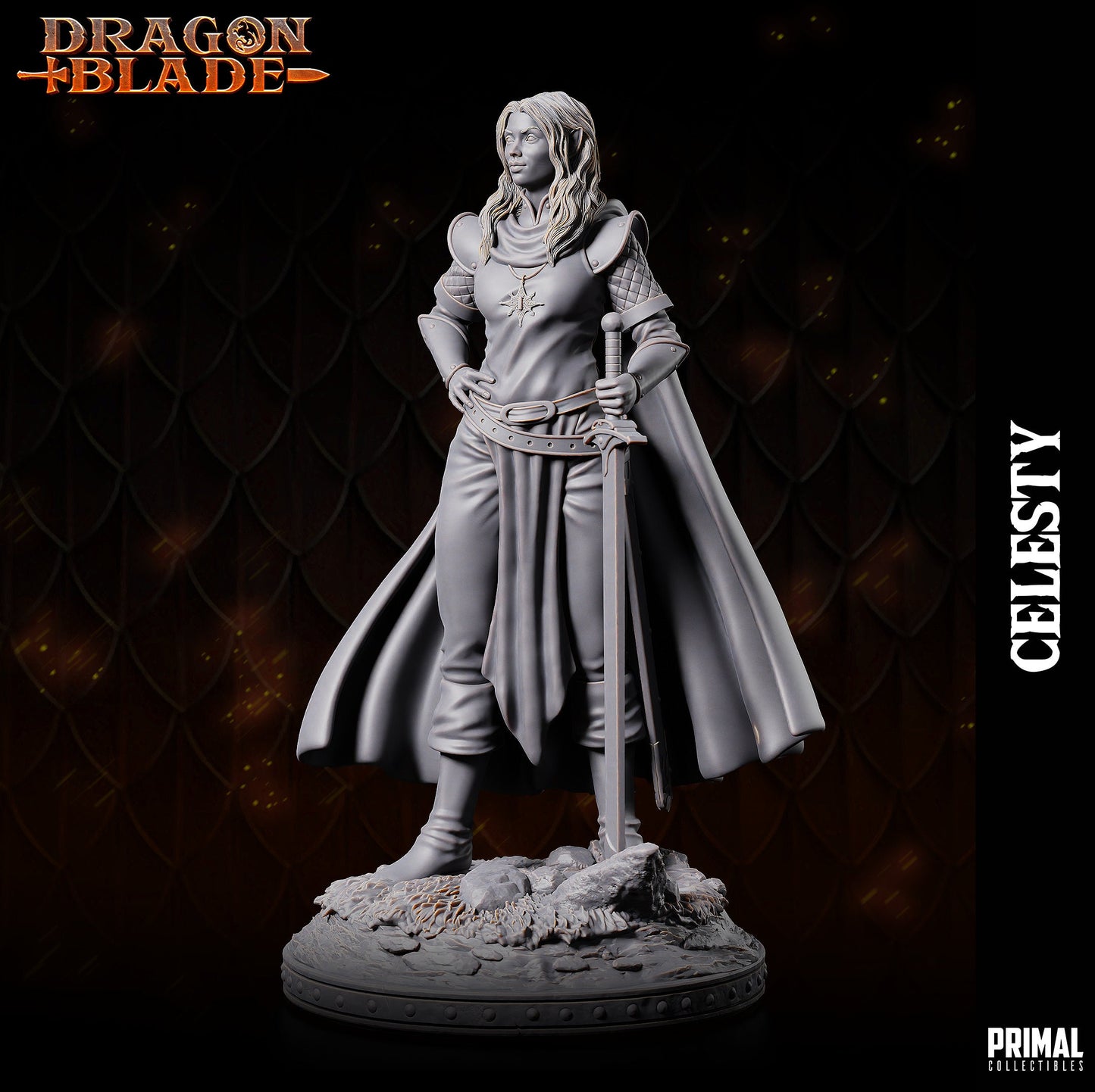 Female Adventurer Celesty | Primal Collectibles | Compatible with D&D/AoS | Fantasy
