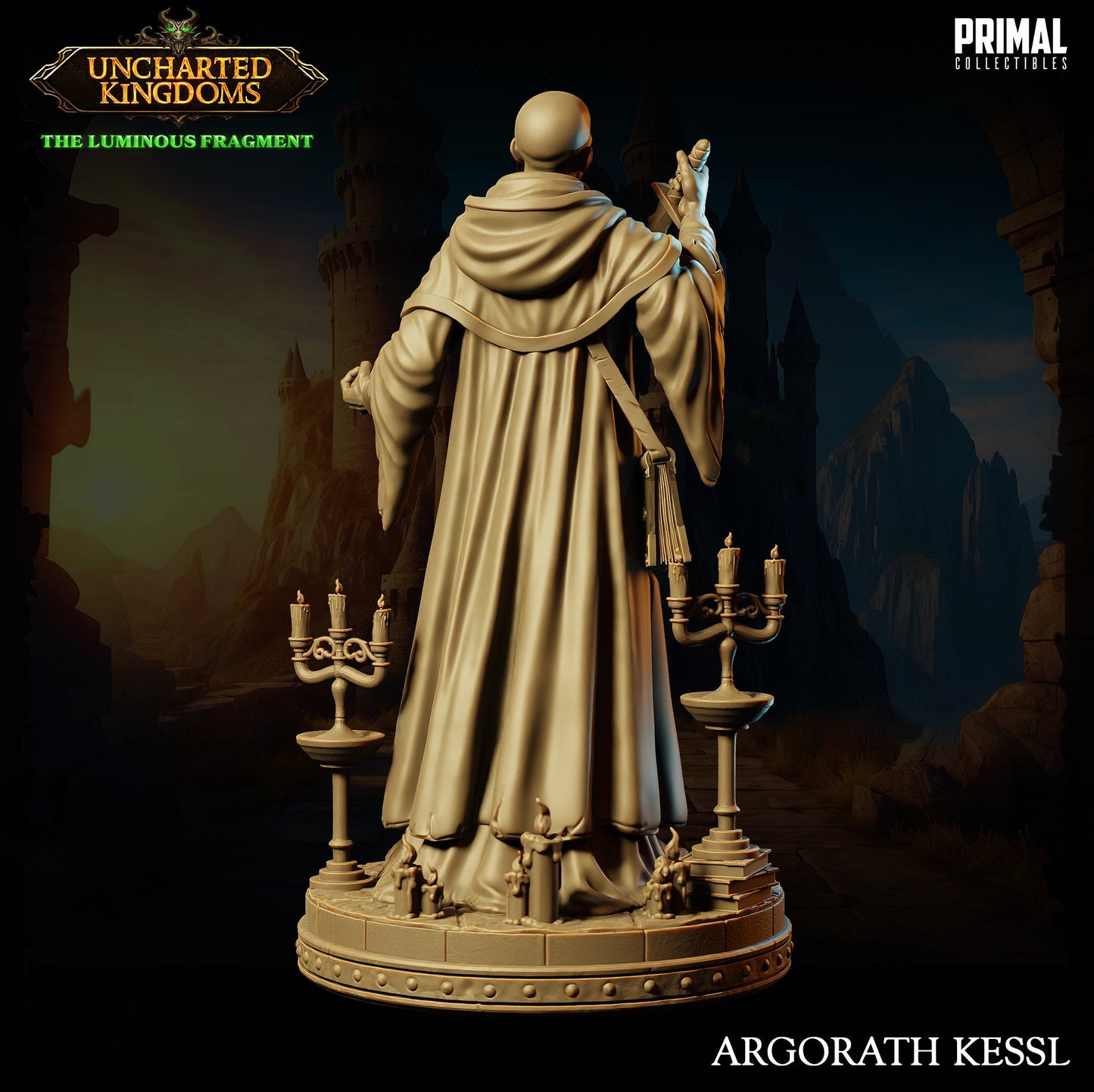 Evil Wizard Argorath | Primal Collectibles | Compatible with D&D/AoS | Fantasy