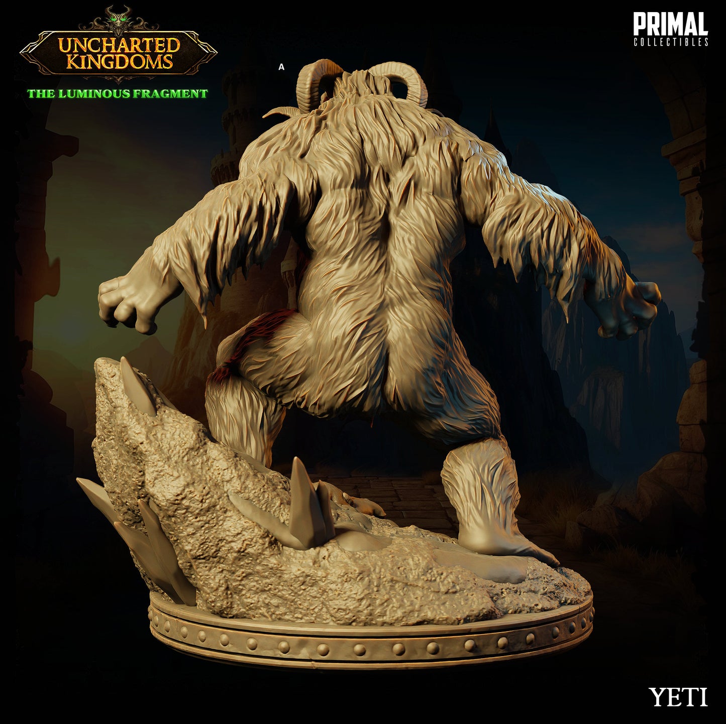 Frost Yeti | Primal Collectibles | Compatible with D&D/AoS | Fantasy