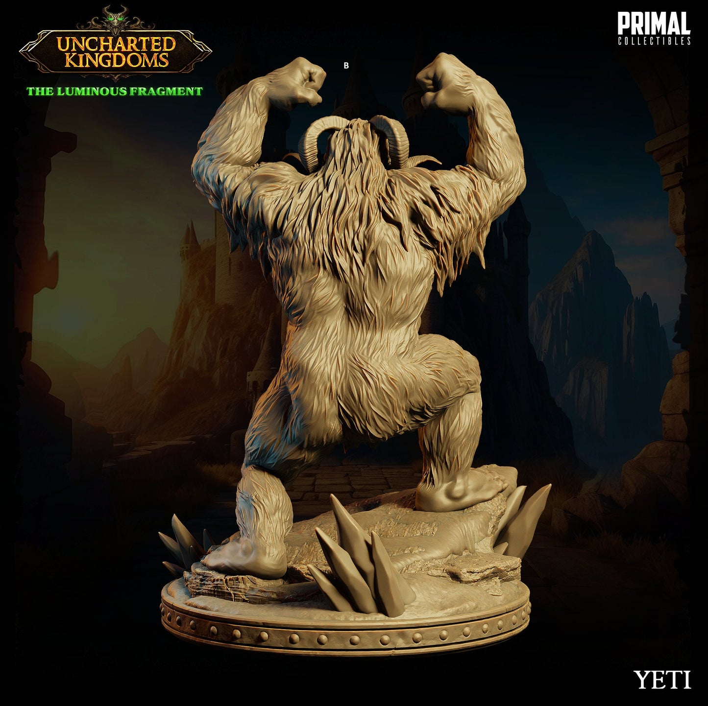 Frost Yeti | Primal Collectibles | Compatible with D&D/AoS | Fantasy