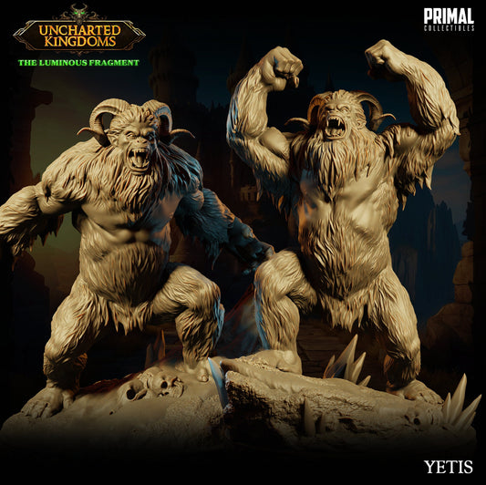 Frost Yeti | Primal Collectibles | Compatible with D&D/AoS | Fantasy