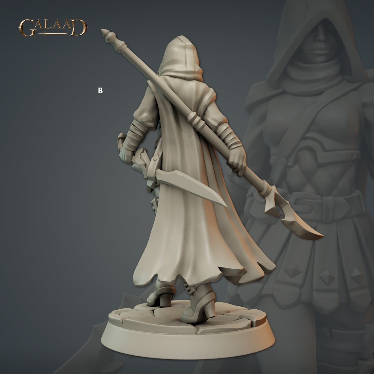 Female Thieves Guild Member | Galaad Miniatures | Compatible with D&D/AoS | Fantasy | Tabletop RPG