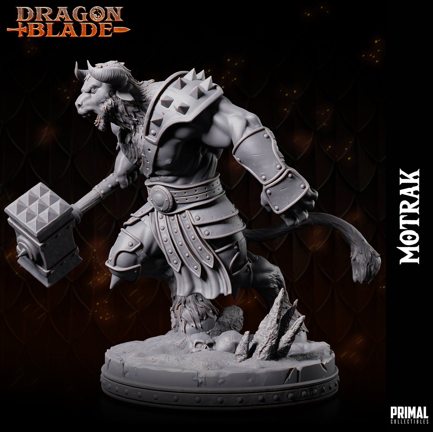 Minotaur Warriors | Primal Collectibles | Compatible with D&D/AoS | Fantasy