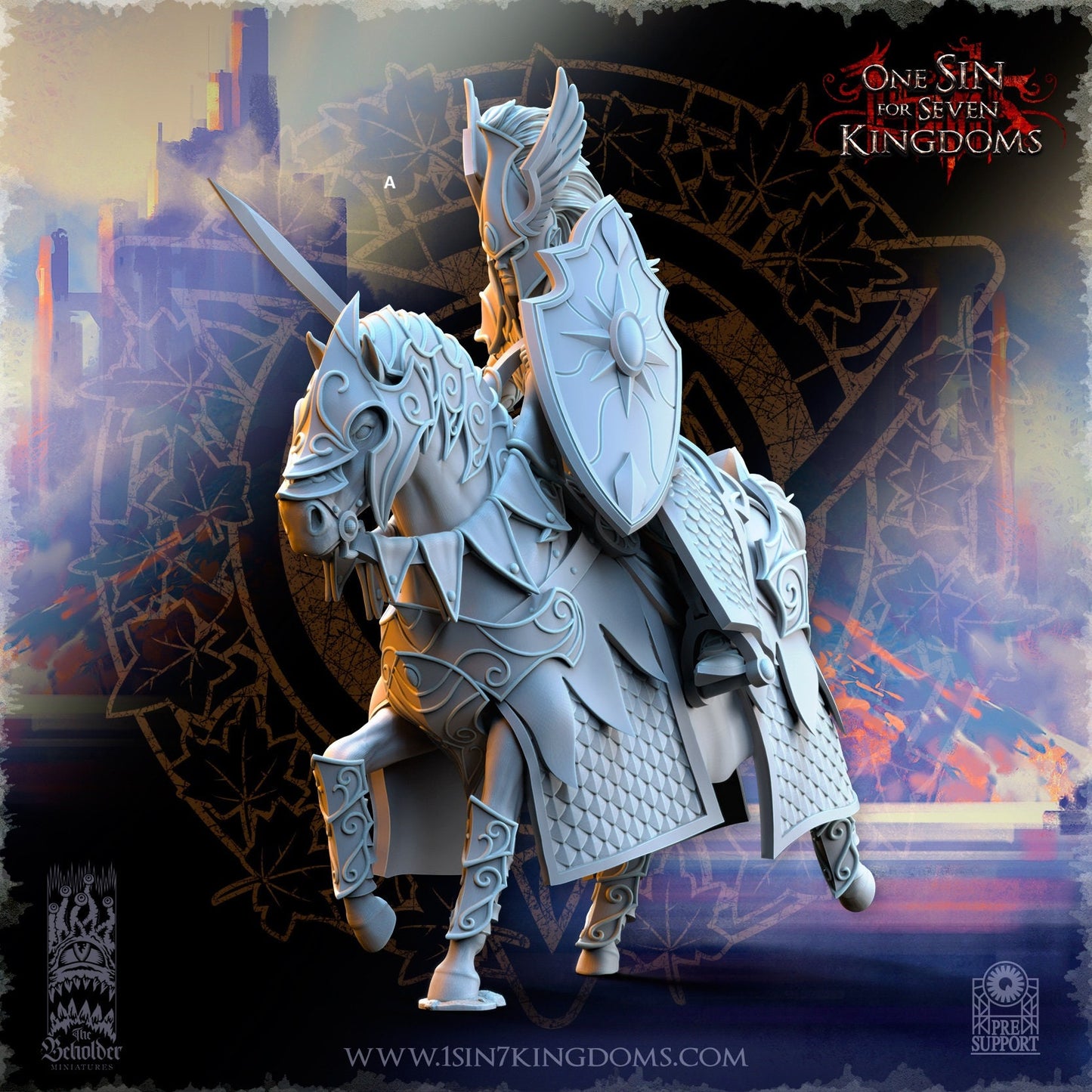 Knights of Ashur | The Beholder Miniatures | Compatible with D&D/AoS | Fantasy | Tabletop RPG