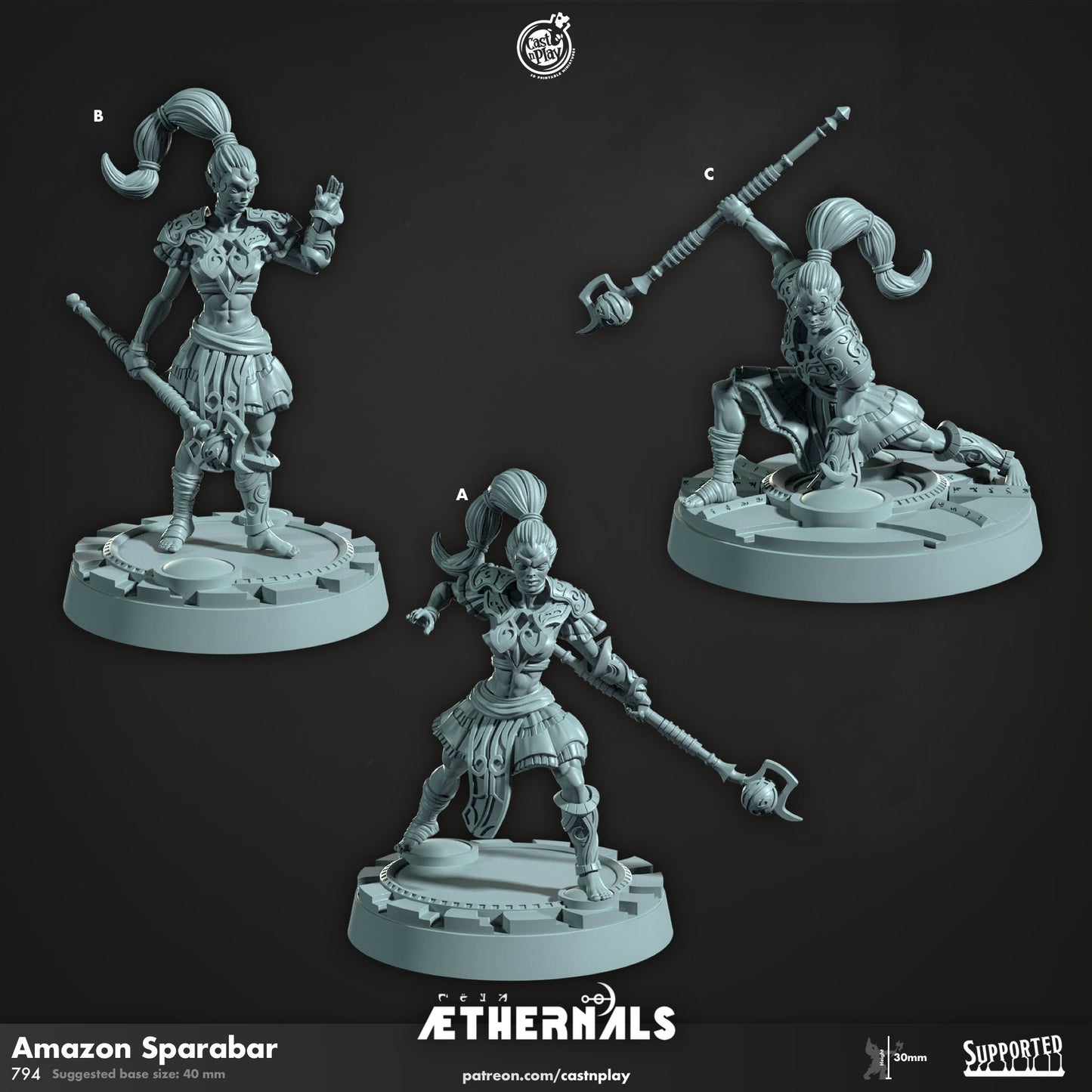 Amazon Sparabar | CastnPlay | Compatible with D&D/AoS | Fantasy