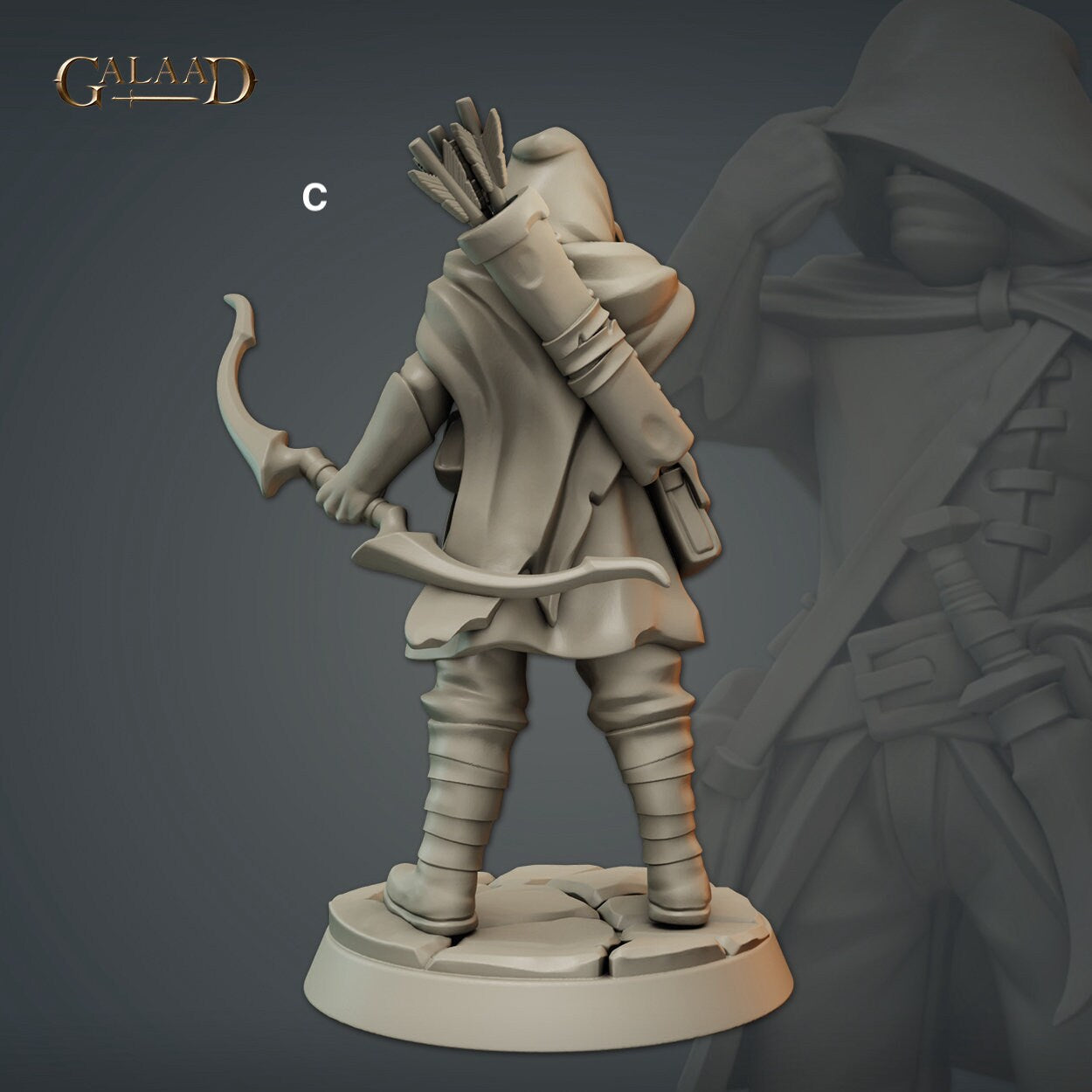 Thieves Guild Member | Galaad Miniatures | Compatible with D&D/AoS | Fantasy | Tabletop RPG