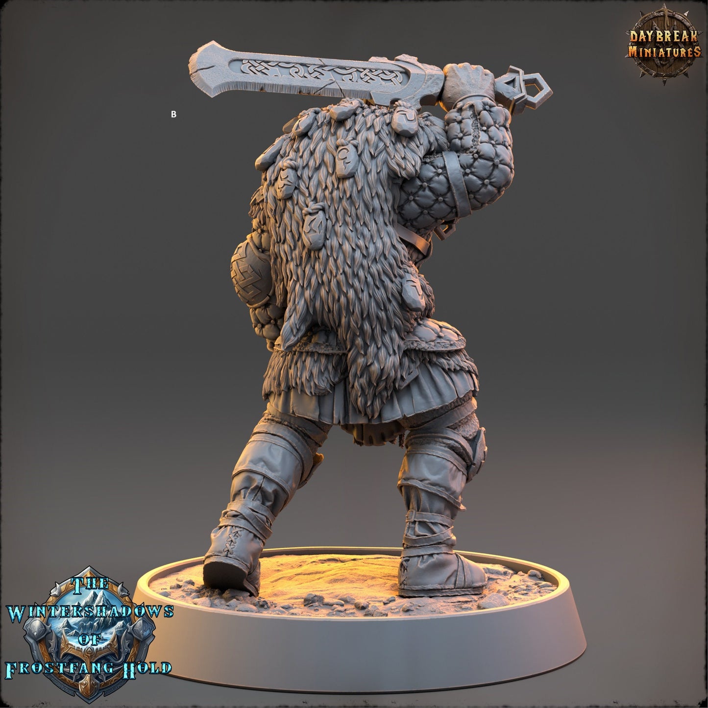Frostfang Warriors | DayBreak Miniatures | Compatible with D&D/AOS | Fantasy | Tabletop RPG