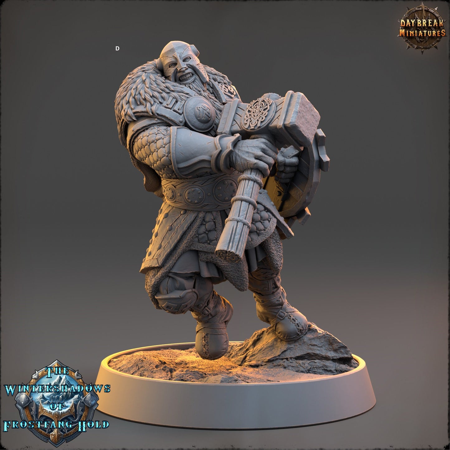 Frostfang Defenders | DayBreak Miniatures | Compatible with D&D/AOS | Fantasy | Tabletop RPG