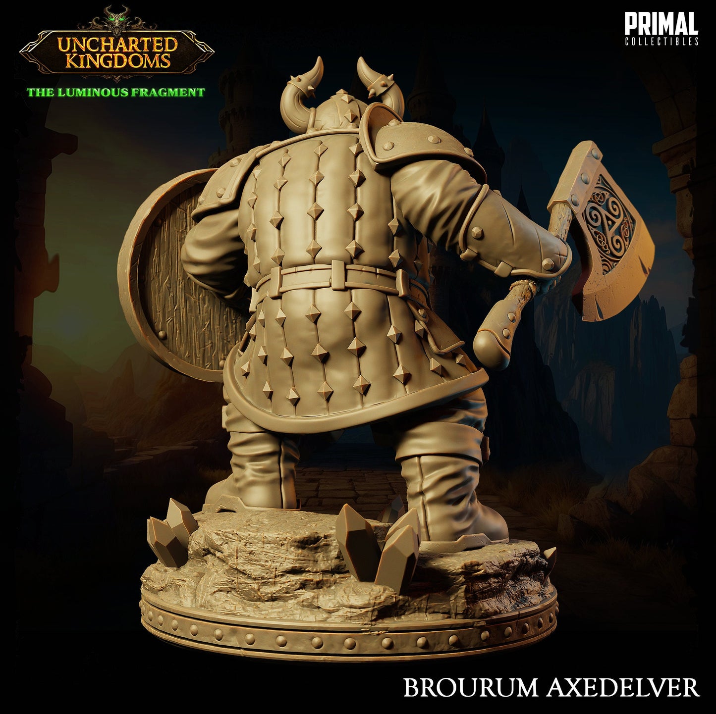 Dwarf Brourum | Primal Collectibles | Compatible with D&D/AoS | Fantasy