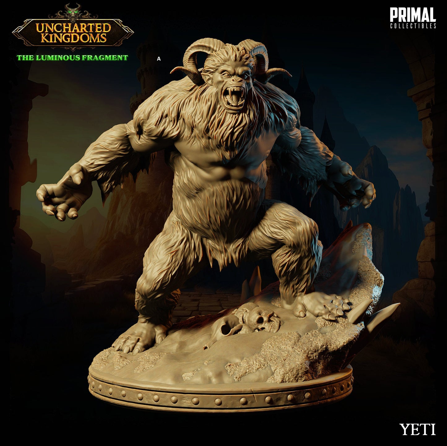 Frost Yeti | Primal Collectibles | Compatible with D&D/AoS | Fantasy