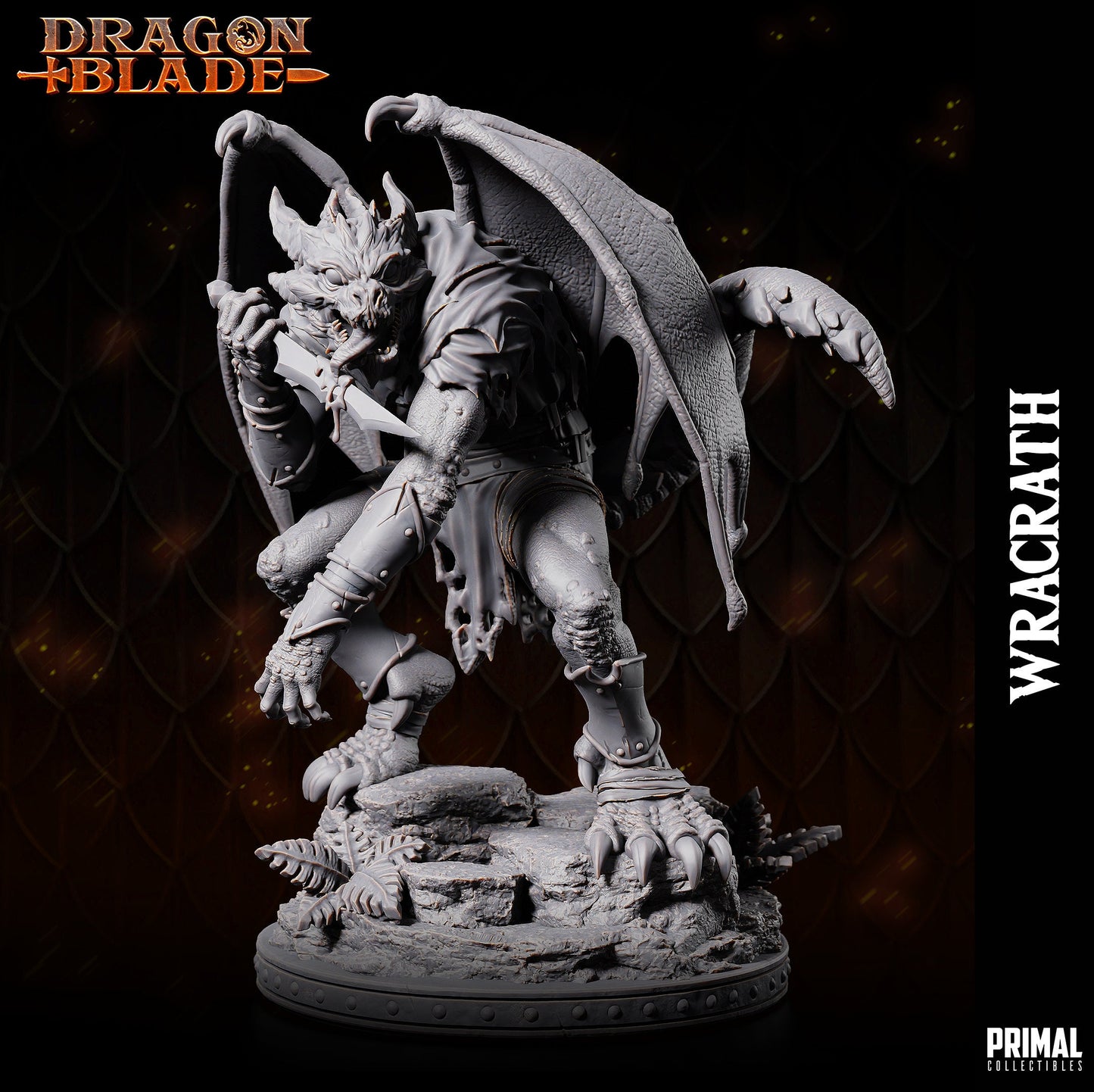 Draconian Assassin Wracrath | Primal Collectibles | Compatible with D&D/AoS | Fantasy