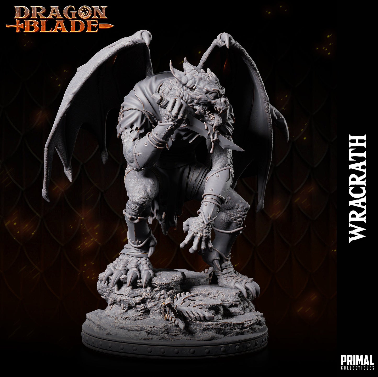 Draconian Assassin Wracrath | Primal Collectibles | Compatible with D&D/AoS | Fantasy