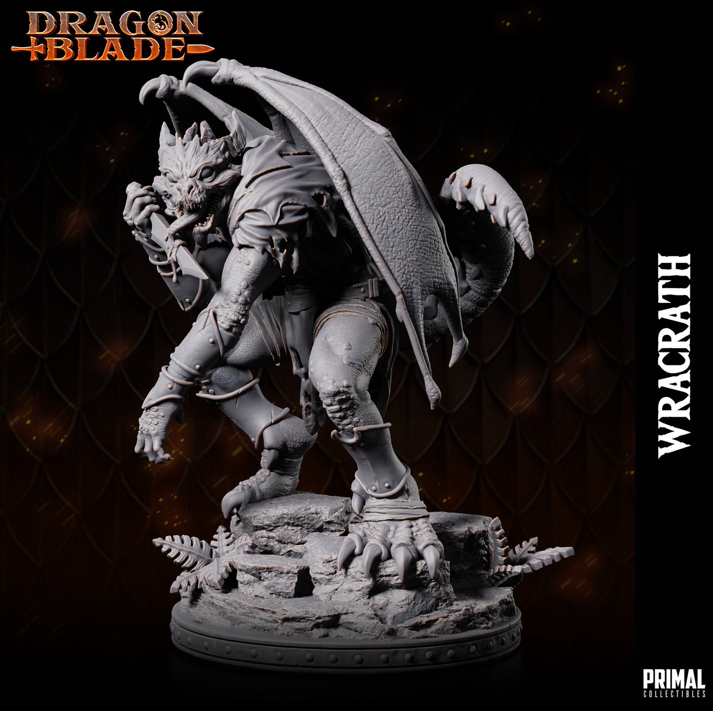 Draconian Assassin Wracrath | Primal Collectibles | Compatible with D&D/AoS | Fantasy