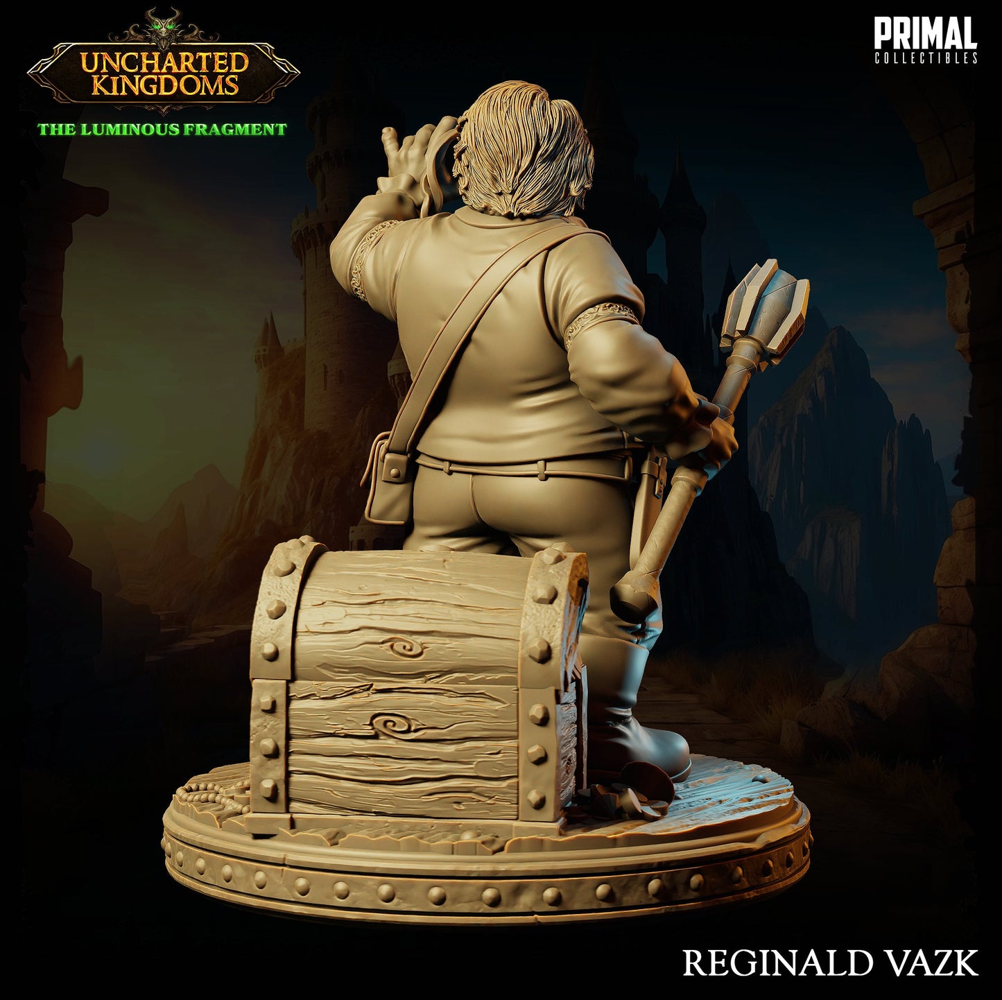 Halfling Rogue Reginald | Primal Collectibles | Compatible with D&D/AoS | Fantasy