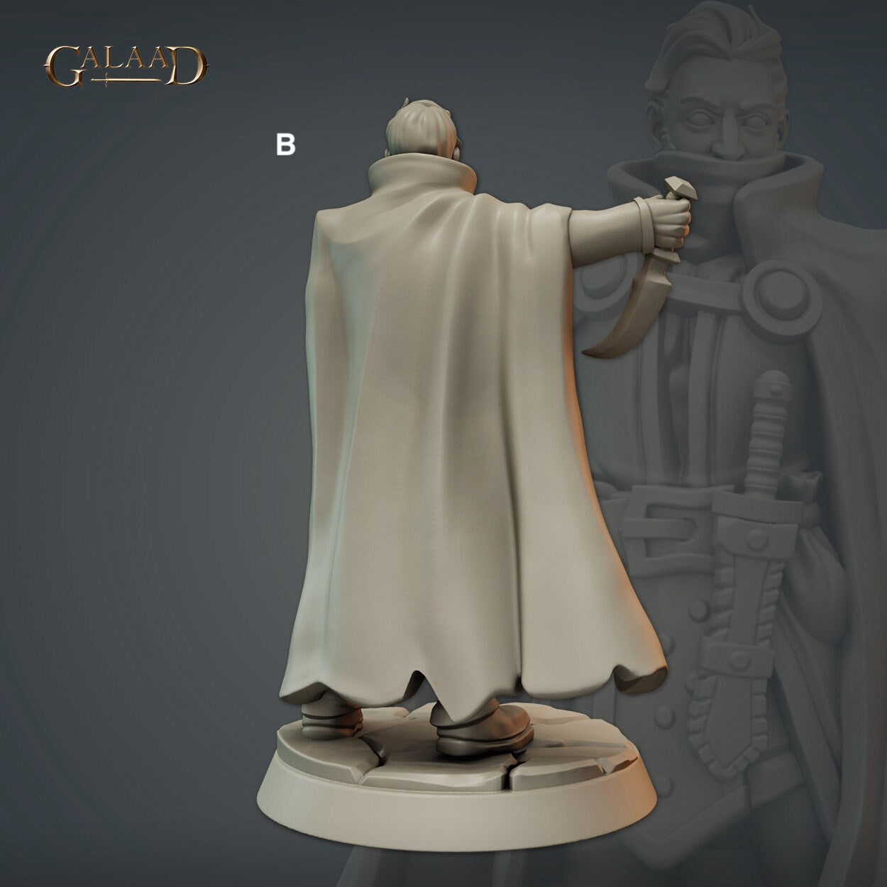 Thieves Guild Member | Galaad Miniatures | Compatible with D&D/AoS | Fantasy | Tabletop RPG