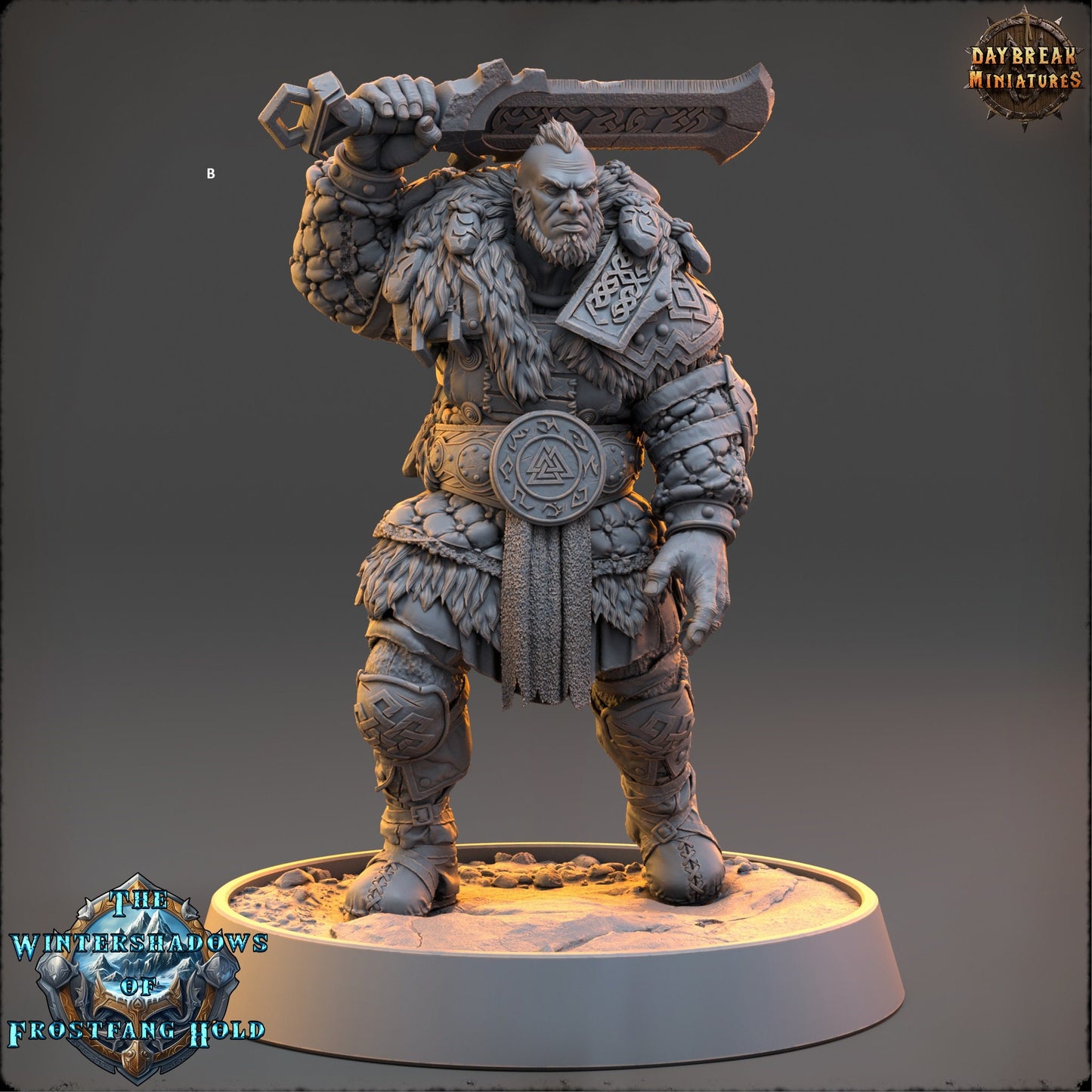 Frostfang Warriors | DayBreak Miniatures | Compatible with D&D/AOS | Fantasy | Tabletop RPG