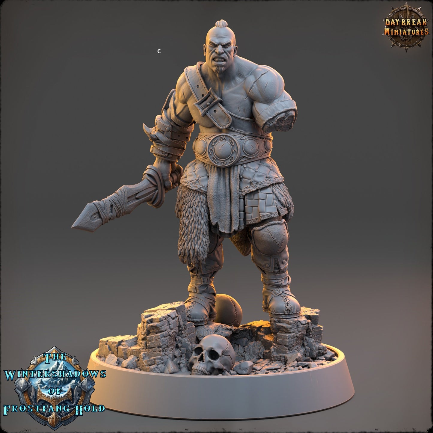 Frostfang Warriors | DayBreak Miniatures | Compatible with D&D/AOS | Fantasy | Tabletop RPG