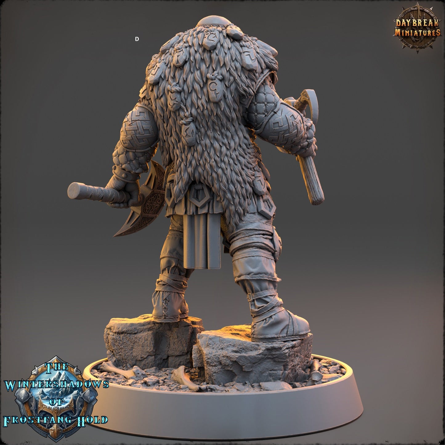 Frostfang Warriors | DayBreak Miniatures | Compatible with D&D/AOS | Fantasy | Tabletop RPG