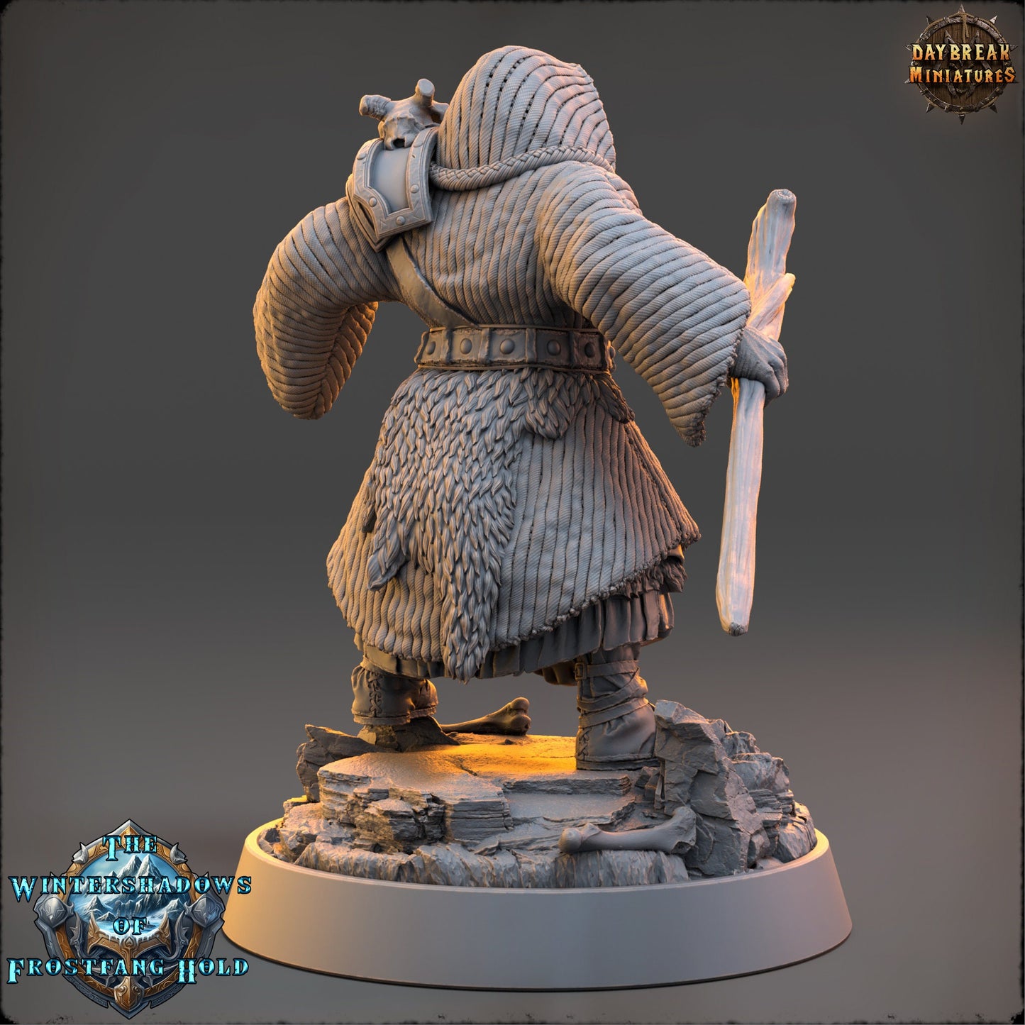 Vidar Frostwind | DayBreak Miniatures | Compatible with D&D/AOS | Fantasy | Tabletop RPG