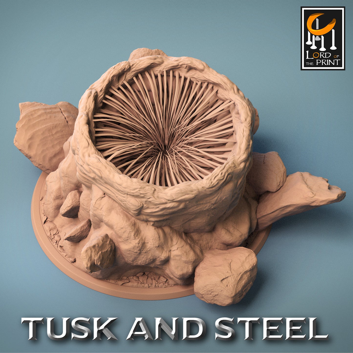 Giant Sand Worm | Rescale Miniatures | Compatible with D&D/AoS | Fantasy | Tabletop RPG