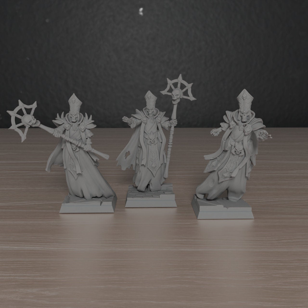 Skeleton Lych Priest | Galaad Miniatures | Compatible with D&D/AoS | Fantasy | Tabletop RPG