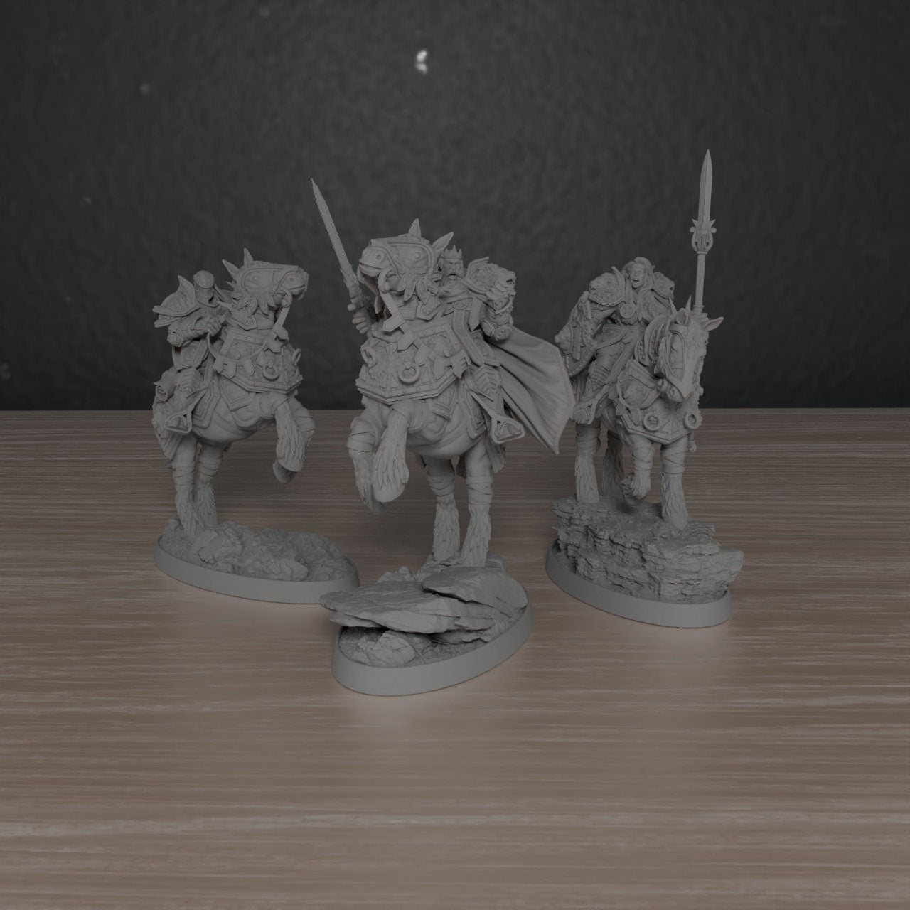 Paladins of the Silver Lion Cavalry | DayBreak Miniatures | Compatible with D&D/AOS | Fantasy | Tabletop
