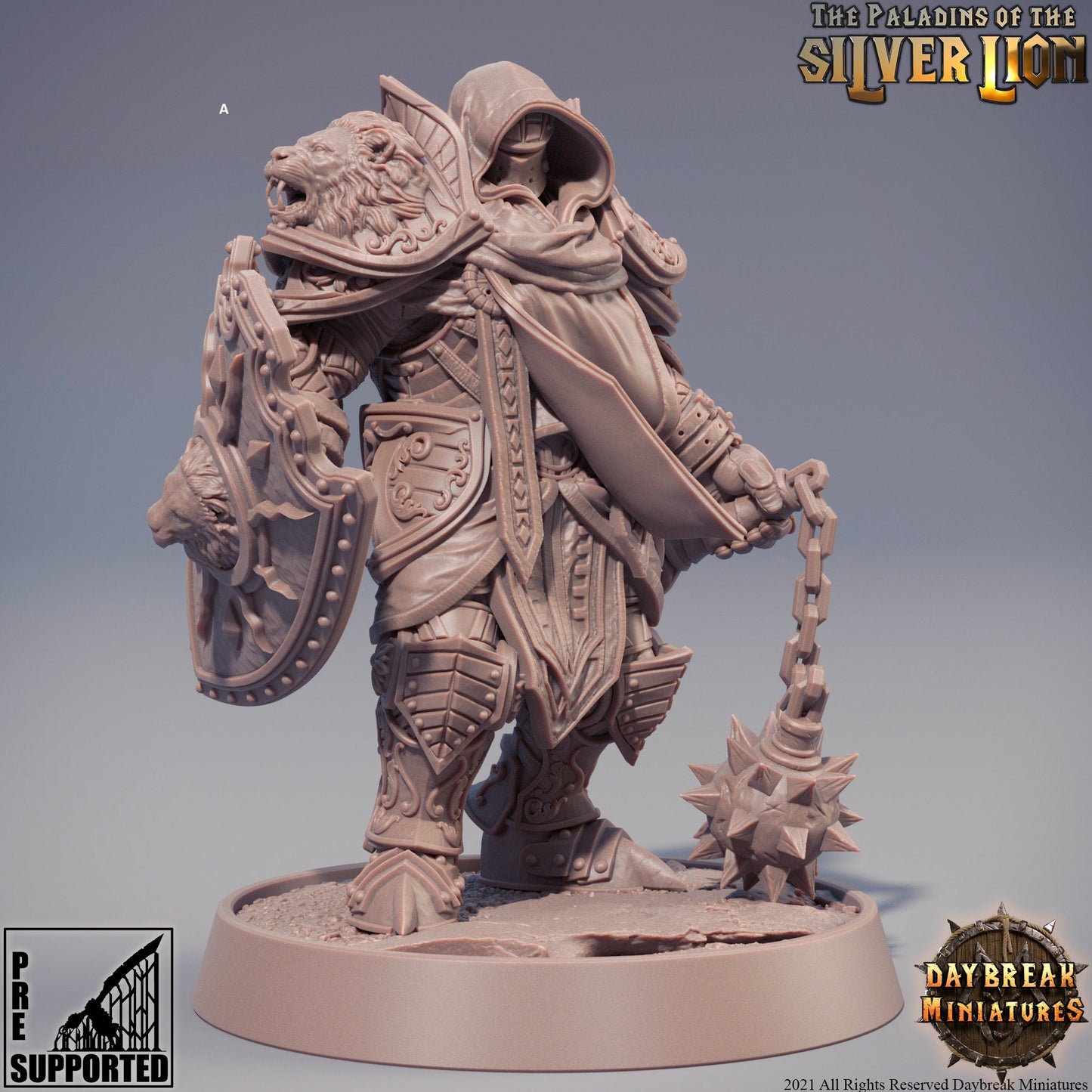Paladin Knights of the Silver Lion | DayBreak Miniatures | Compatible with D&D/AOS | Fantasy | Tabletop