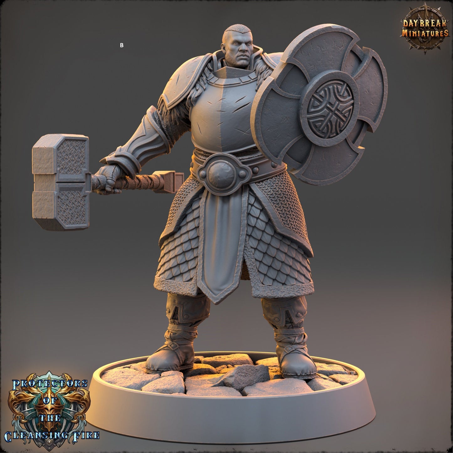 Defenders of the Cleansing Flame | DayBreak Miniatures | Compatible with D&D/AOS | Fantasy | Tabletop