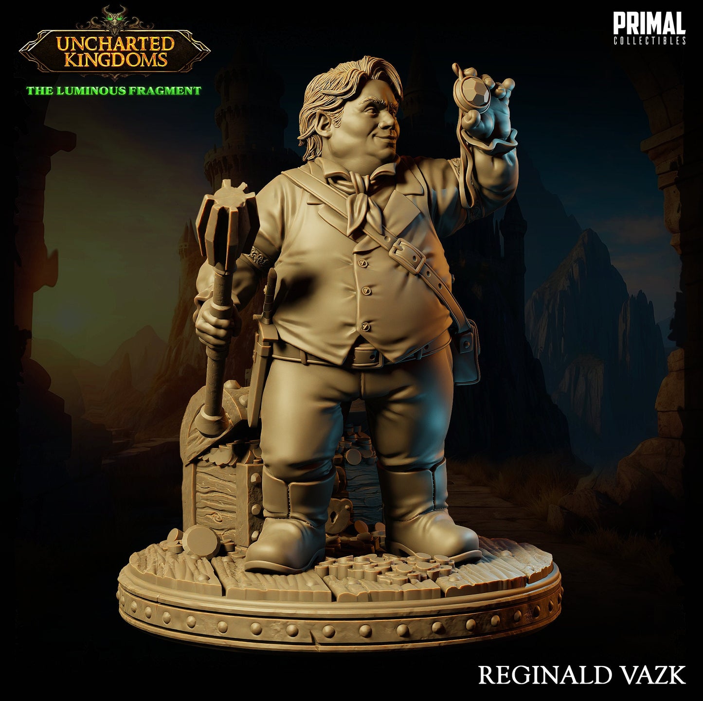 Halfling Rogue Reginald | Primal Collectibles | Compatible with D&D/AoS | Fantasy