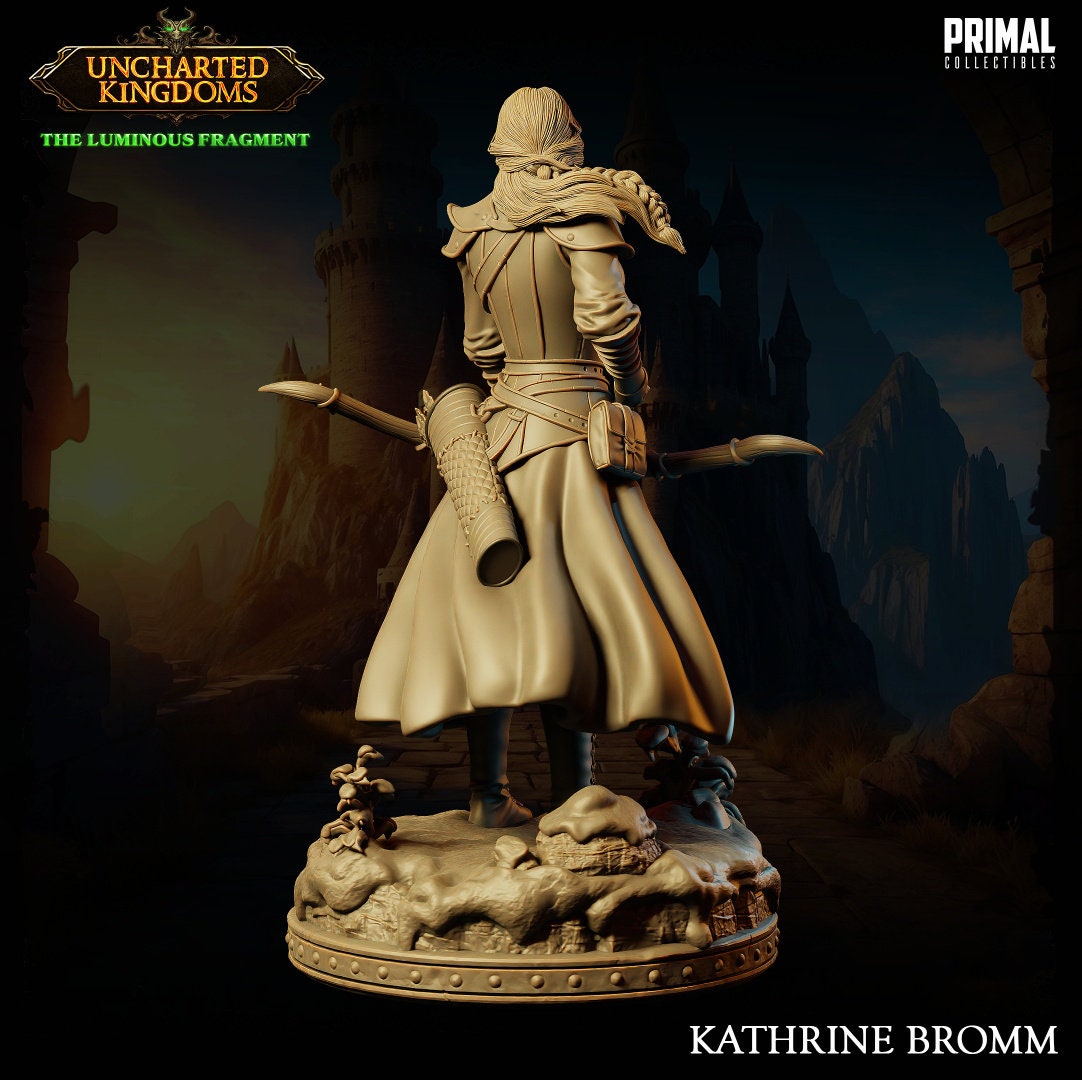 Female Archer Kathrine | Primal Collectibles | Compatible with D&D/AoS | Fantasy