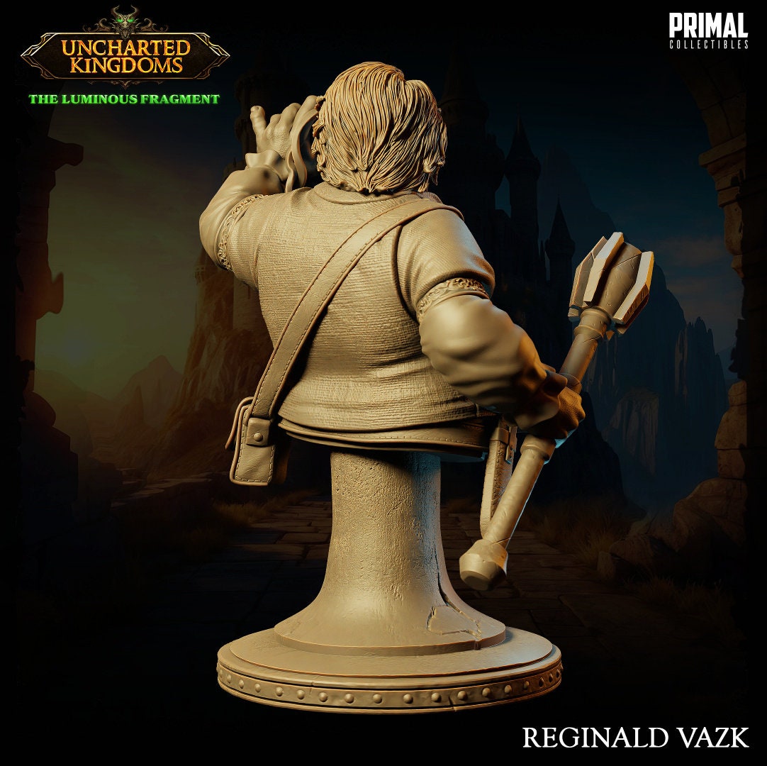 Halfling Rogue Reginald Bust | Primal Collectibles | Compatible with D&D/AoS | Fantasy