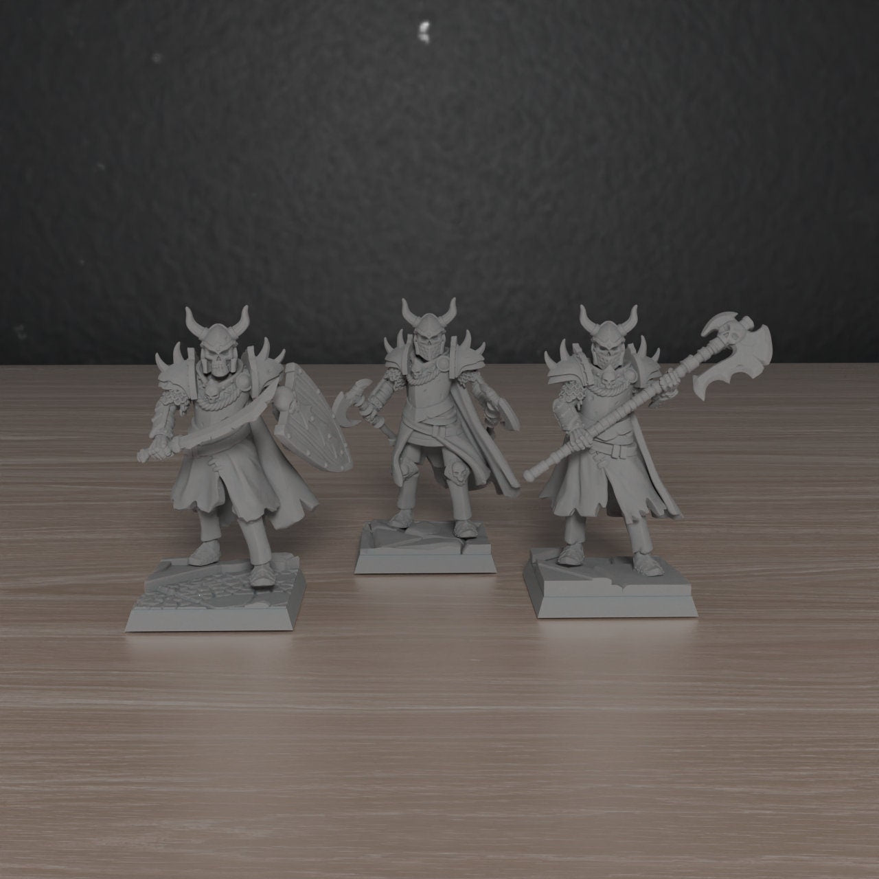 Undead Skeleton Knight | Galaad Miniatures | Compatible with D&D/AoS | Fantasy | Tabletop RPG