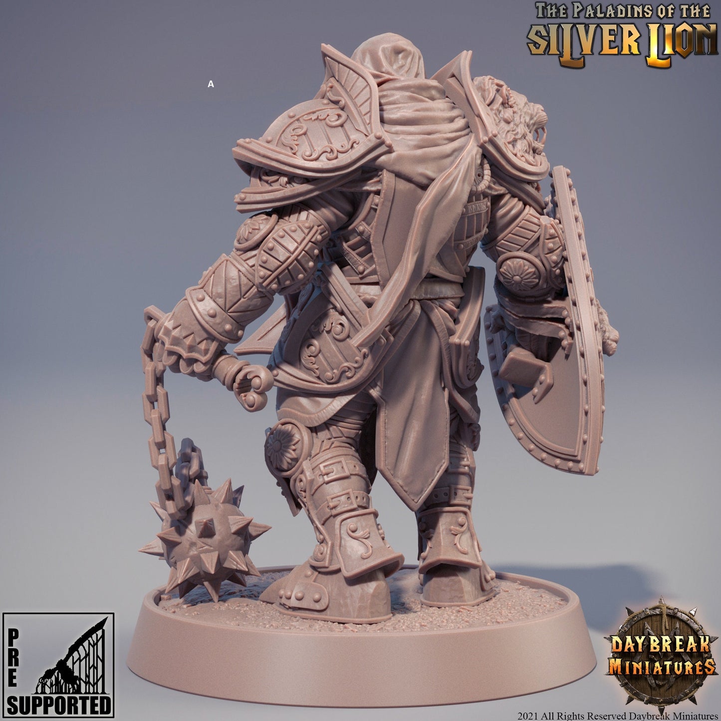 Paladin Knights of the Silver Lion | DayBreak Miniatures | Compatible with D&D/AOS | Fantasy | Tabletop