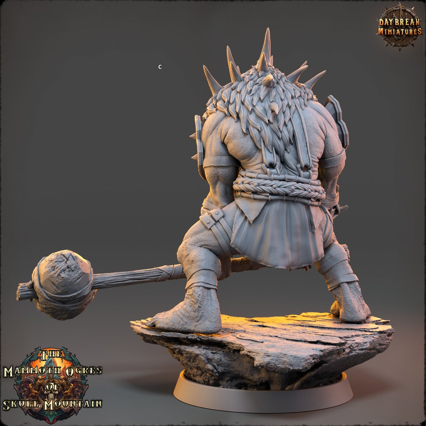 Mammoth Ogres with Great Weapons | DayBreak Miniatures | Compatible with D&D/AOS | Fantasy | Tabletop