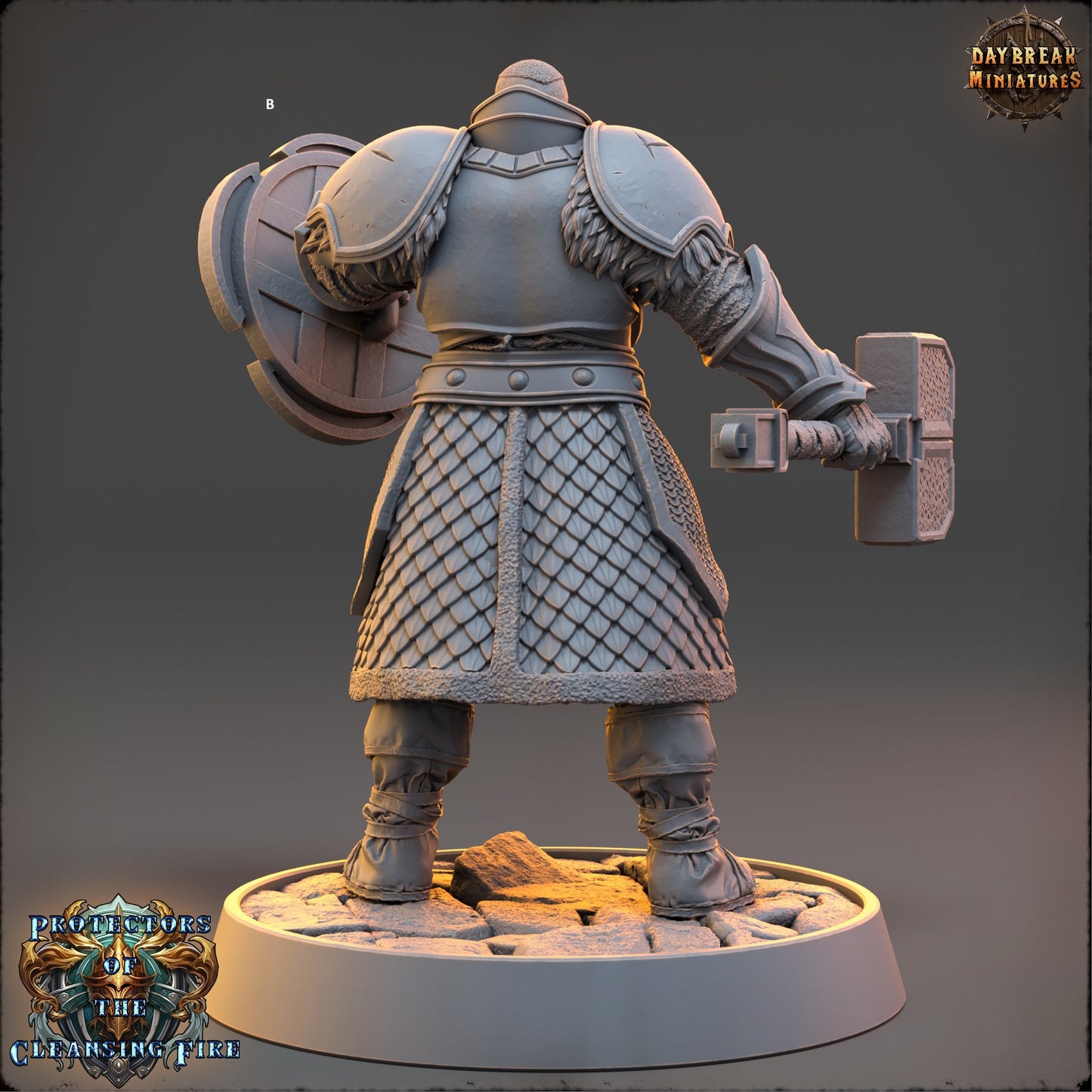 Defenders of the Cleansing Flame | DayBreak Miniatures | Compatible with D&D/AOS | Fantasy | Tabletop