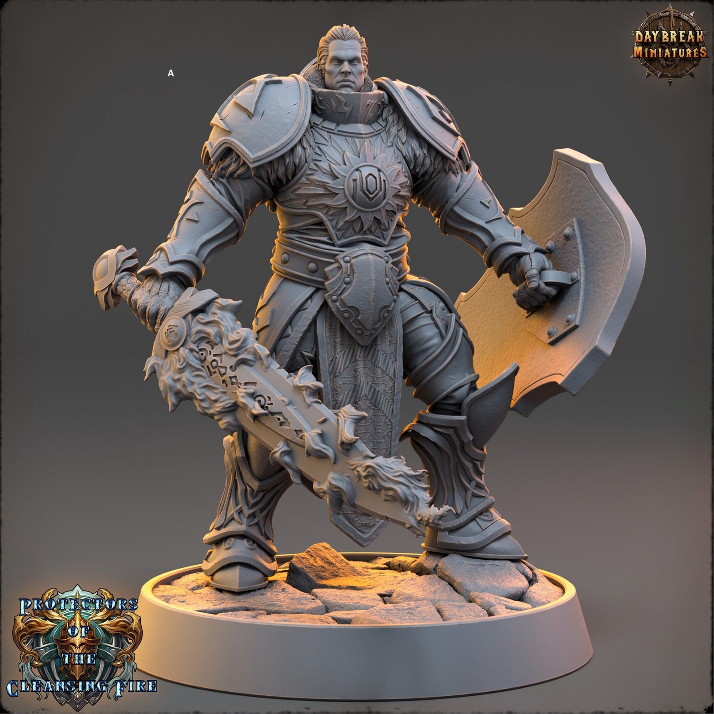 Defenders of the Cleansing Flame | DayBreak Miniatures | Compatible with D&D/AOS | Fantasy | Tabletop