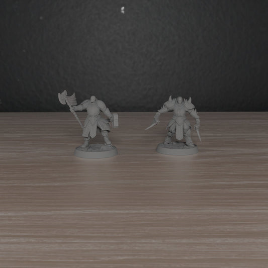 Fighter of the Cleansing Flame | DayBreak Miniatures | Compatible with D&D/AOS | Fantasy | Tabletop