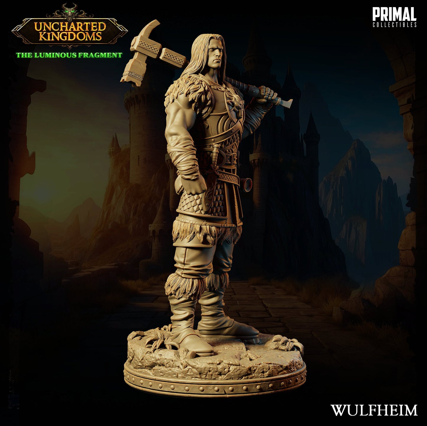 Barbarian Wulfheim | Primal Collectibles | Compatible with D&D/AoS | Fantasy