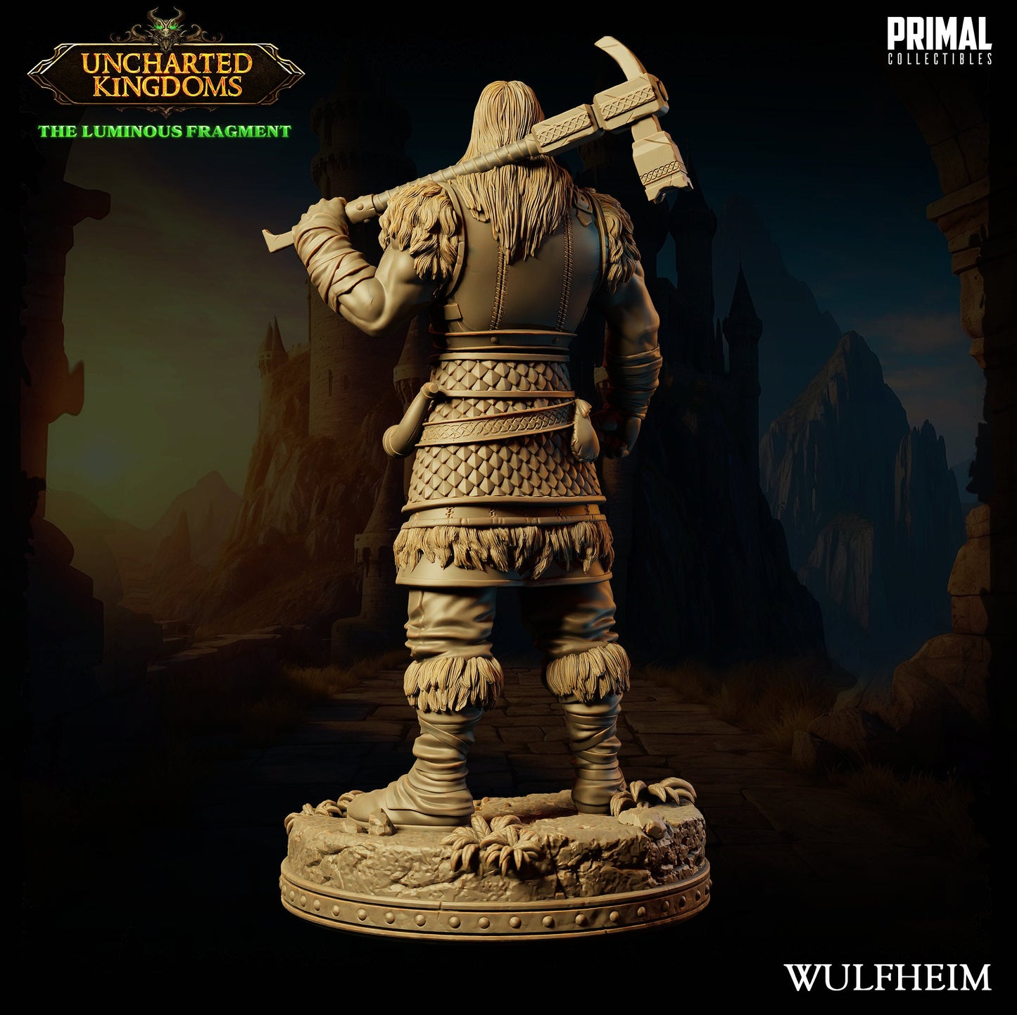 Barbarian Wulfheim | Primal Collectibles | Compatible with D&D/AoS | Fantasy
