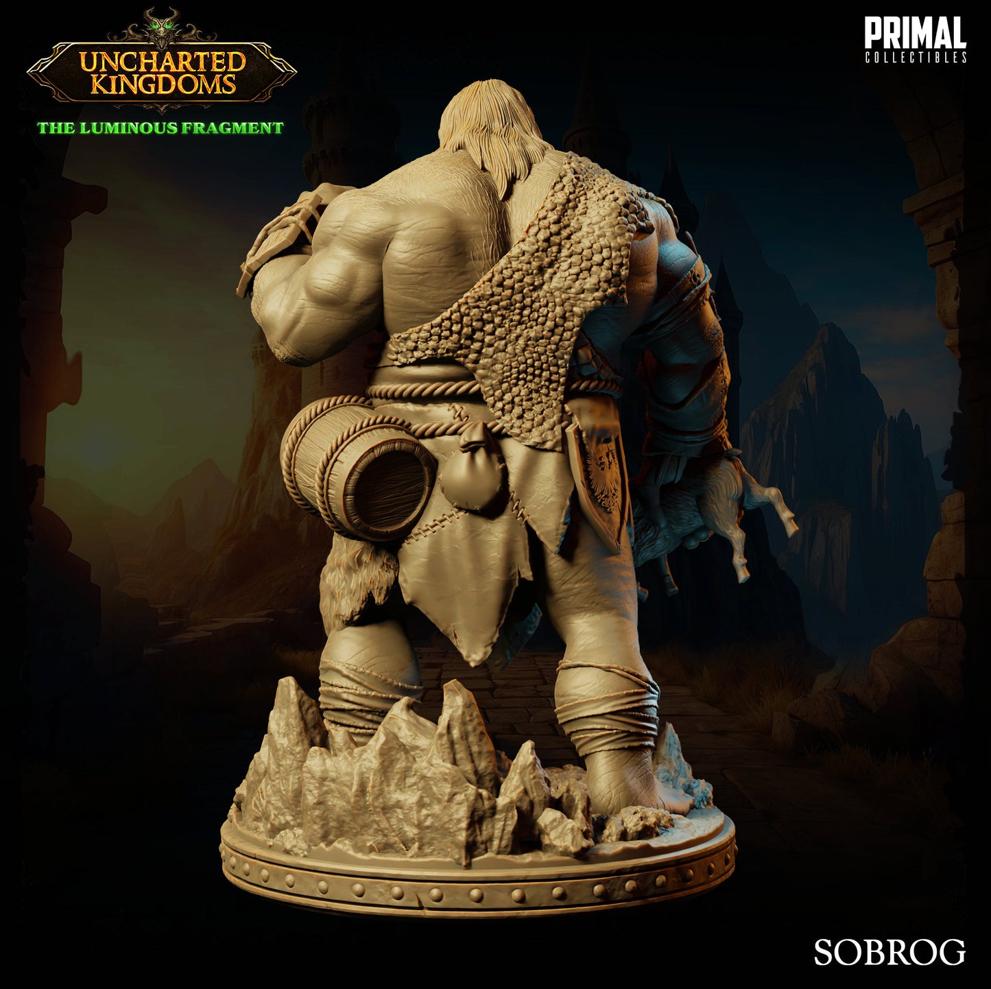 Hill Giant Sobrog | Primal Collectibles | Compatible with D&D/AoS | Fantasy