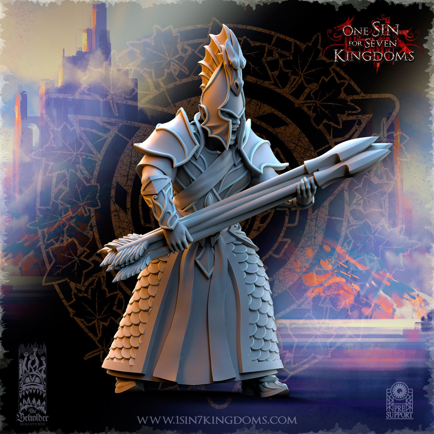 SilverMoor Elf Ballista | The Beholder Miniatures | Compatible with D&D/AoS | Fantasy | Tabletop RPG
