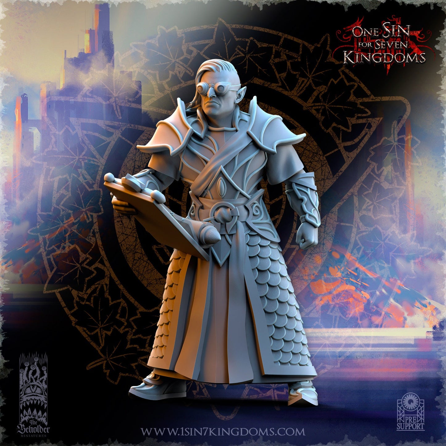 SilverMoor Elf Ballista | The Beholder Miniatures | Compatible with D&D/AoS | Fantasy | Tabletop RPG