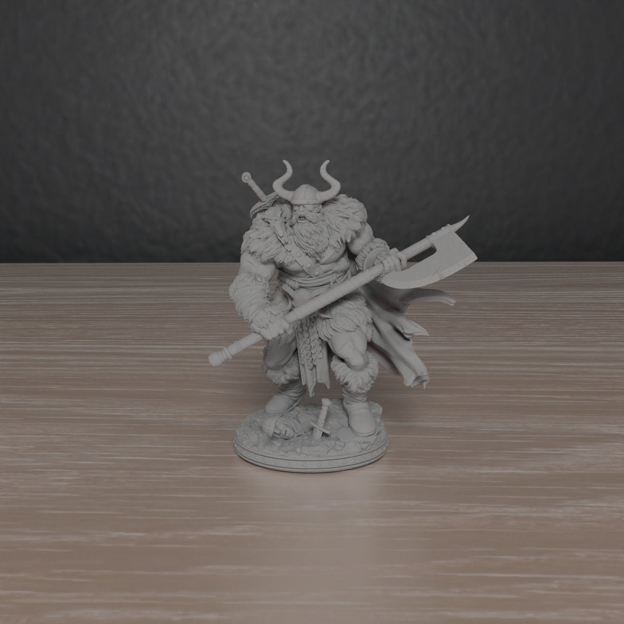 Barbarian King Jagard | Primal Collectibles | Compatible with D&D/AoS | Fantasy